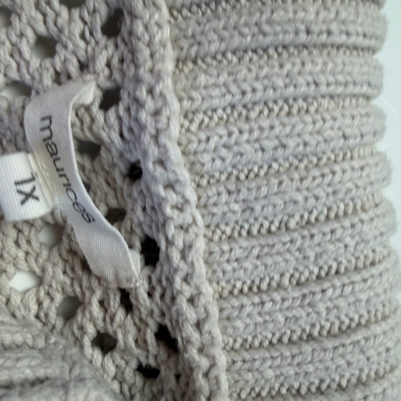 Maurices Cream Button-Up Cardigan - Picture 3 of 8